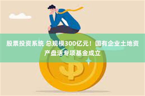 股票投资系统 总规模300亿元！国有企业土地资产盘活专项基金成立